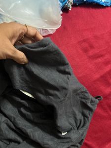 Black Cami Top with Side Slits
