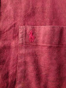 Ralph Lauren Burgundy Casual Shirt