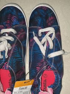 YOUSta Slip-On Canvas Shoes - Tropical Print