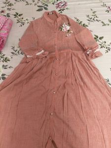 Pure Cotton Anarkali Flork Kurti
