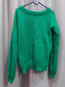 Emerald Green Knit Sweater