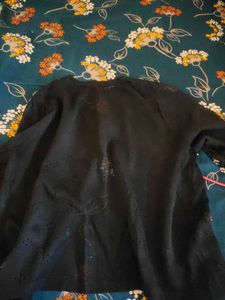 See-through knitted cardigan