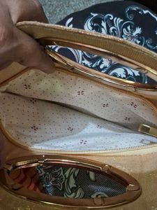 Embroidered Clutch Bag with Sequins