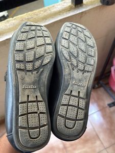 Bata Black Loafer Shoes