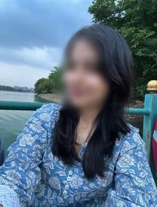 Desi Lace Aesthetic Blue Floral Print Kurta