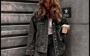 Grey denim jacket