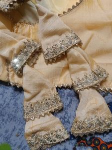 Elegant Golden yellow Sequined Blouse