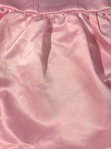 Strapless Pink Satin Dress