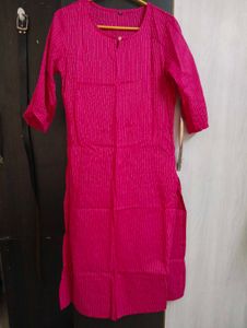 Beautiful pink suit with pant and dupatta