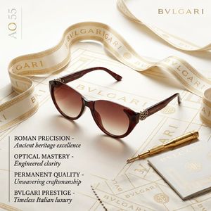 Bvlgari Black Cat-Eye Sunglasses