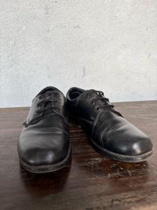Classic Black Leather Oxford Shoes(Naughty Boy)