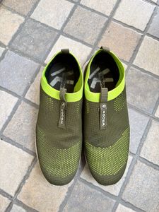 Wrogn Olive Green Slip-On Shoes