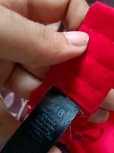 Red Lace Pushup  Bra