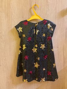 John Lewis Sparkly Star Sequin Dress
