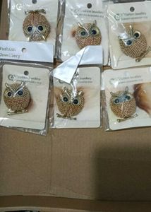 Owl Brooch Pins