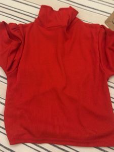 red crop top