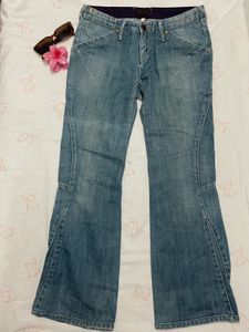 Women's Light Wash Flare Jeans