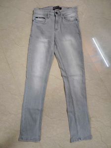Men's Grey Slim Fit Jeans