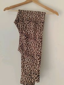 Women Leopard Print Pant