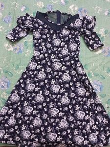 Floral Cold Shoulder Dress