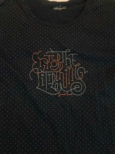 Black Graphic Print T-Shirt