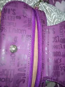 Purple Cosmetic Pouch