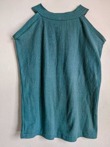 Stretchable Crew Neck  Sleeveless Tank Top