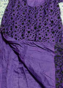 Purple Polka Dot Dress