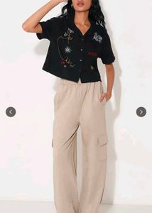 Loose fit High Rise culottes Trowsers