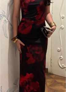 Sheer Floral Maxi Dress