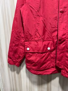 light weight New Balance Red Hooded Jacket