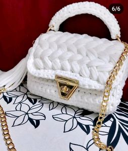Fully Handmade Crochet Bag