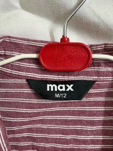 Striped Button-Up Shirt