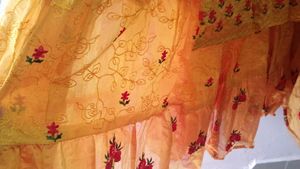 New Unused Yellow Embroidered Lehenga