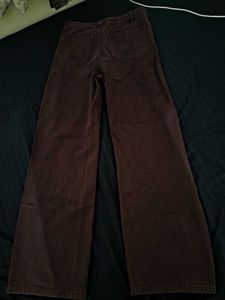 Y2k baggy Brown Wide Leg Pants