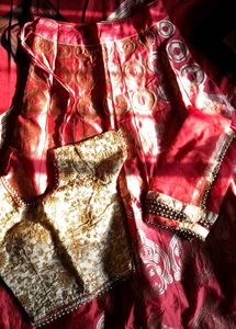 Women's Organza Lehenga Choli with Blouse