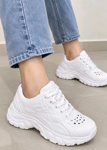 Chunky White Sneakers