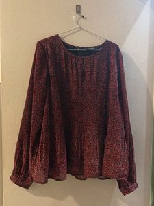 Stylish Red & Black Animal Print Top