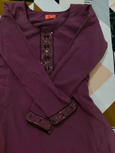 Elegant Handwork Anarkali Set with Dupatta