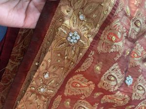 Exquisite Embroidered Silk Saree