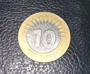 10rs Rare Coin Of 2009 Without Rs Symbol