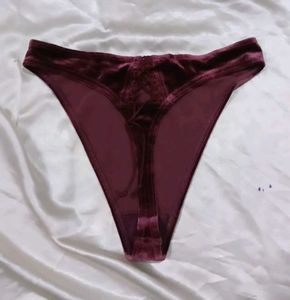 Velvet Thong Panty