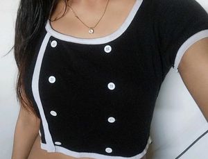 Cute Black &amp; White Casual Top