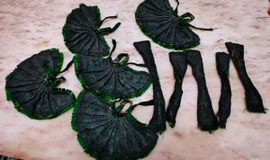 Hindu Deity Idols with Green Outfits