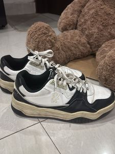 Classic White & Black Sneakers