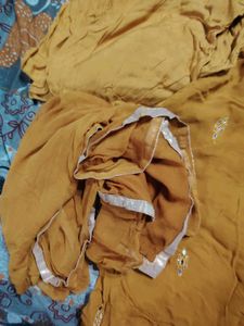 Designer Yellow Kurta Set with Mirror Work