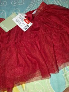 Sparkly Red Tulle Skirt