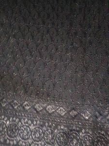 Black Kurta For Summer Chikenkari