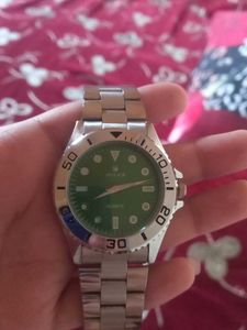 Rolex Stylish Green Dial Watch