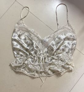 Vintage Floral Lace Cami Top